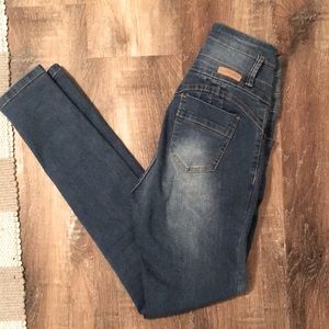 High rise junior jeans